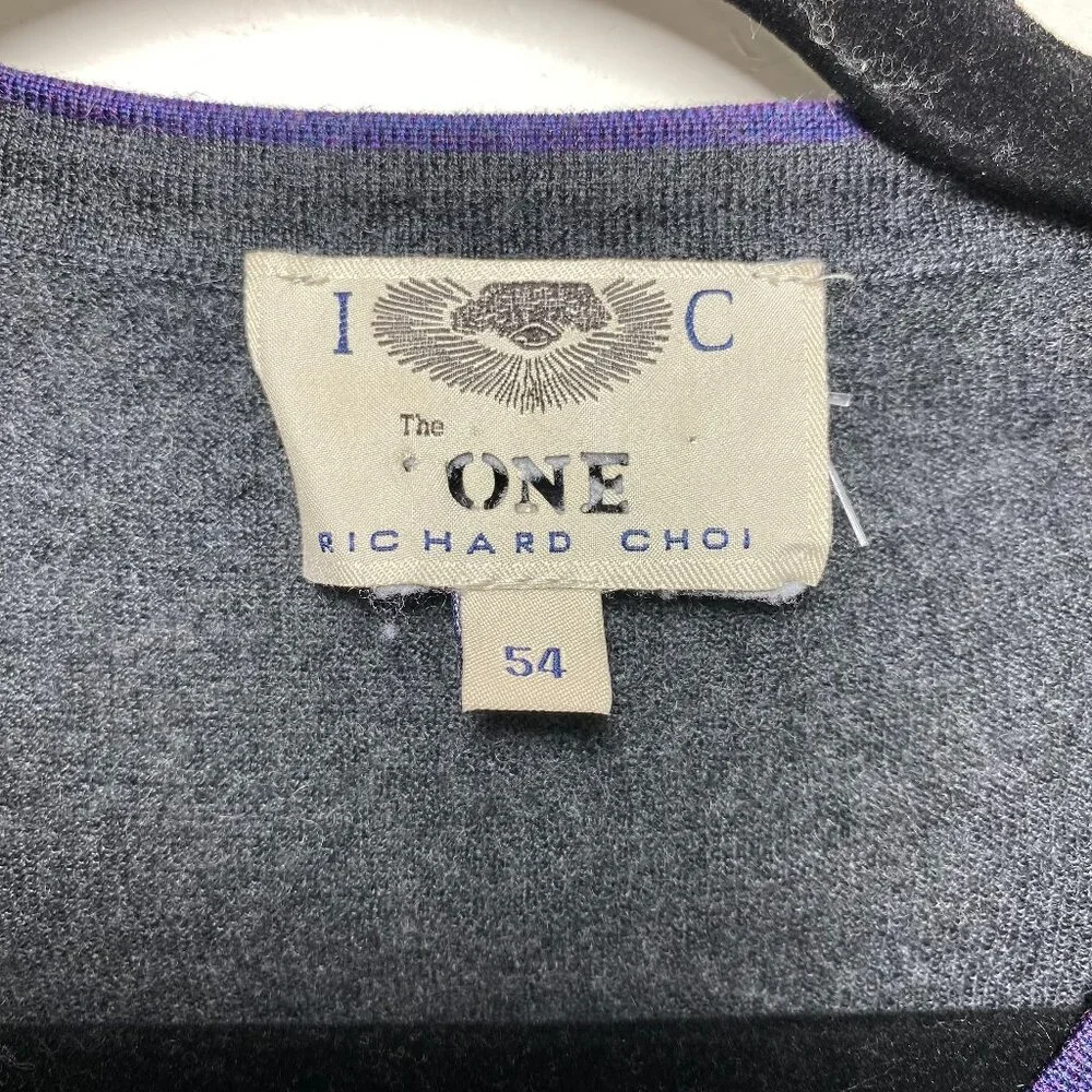 100% Cashmere Quiet Luxury Old Money‎ Pullover Butter Soft V Neck Sweater L Gray